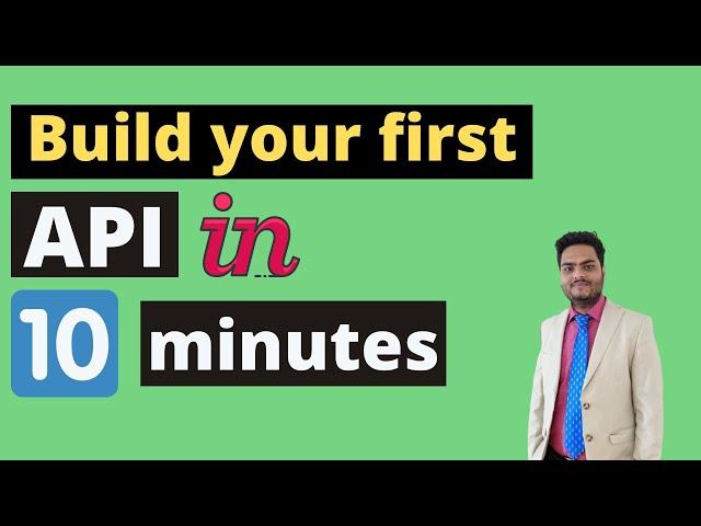 Build your first API in 10 minutes | API tutorial | FastAPI tutorial | Build API from scratch