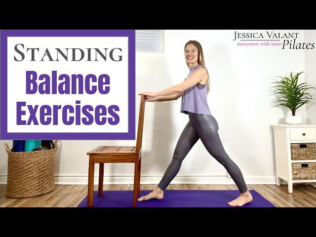 Standing Balance Exercises - 15 Minute Balance Workout At Home!