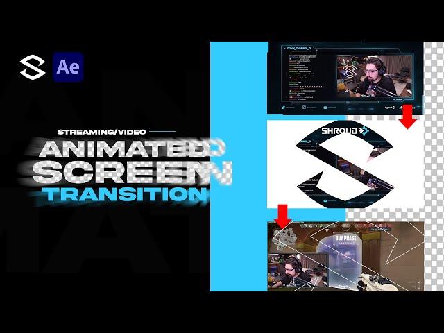 After Effects Tutorial: Animated Clean Stream Screen Stinger Transition