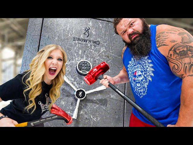 World's Strongest Man vs $10,000 Safe! *unbreakable*