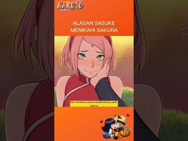 Alasan Sasuke menikahi sakura #boruto #naruto