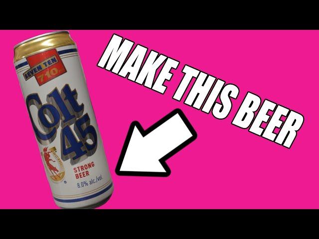 Colt 45 | The Homebrew Clone Recipe You Deserve