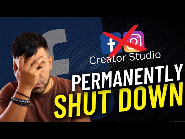 Facebook Creator Studio is Shutting Down PERMANENTLY!