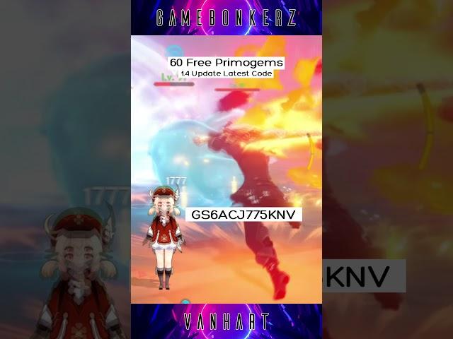 Genshin Impact - 60 Free Primogems! Redeem the code