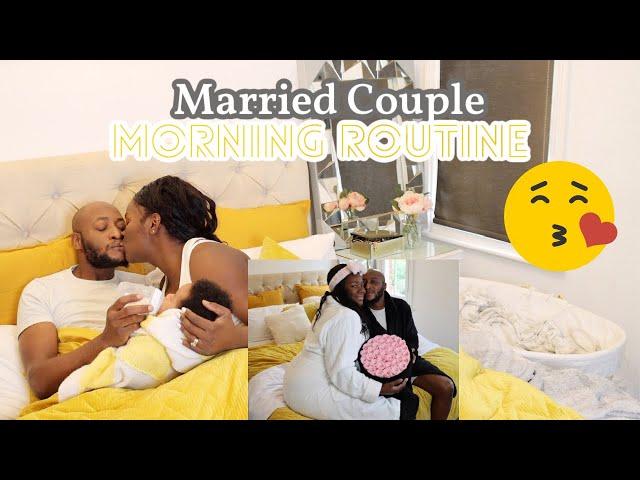 MORNING ROUTINE EN COUPLE AVEC UN BEBE | MARRIED COUPLE MORNING ROUTINE