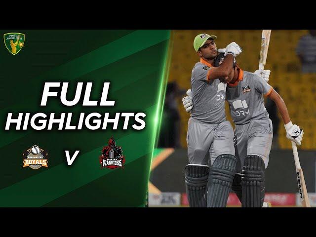 Full Highlights | Bahawalpur Royals vs Mardan Warriors | Match 18 | PJL | MV2T