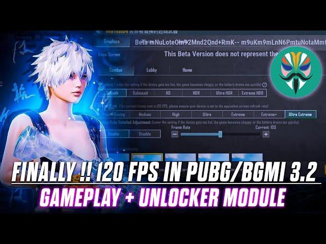 Finally 120 FPS in PUBG / BGMI  • How To Unlock 120 FPS In PUBG/BGMI 3.2 Magisk Module •