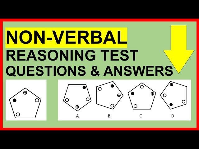 Non-Verbal Reasoning Test Questions and Answers (PASS!)