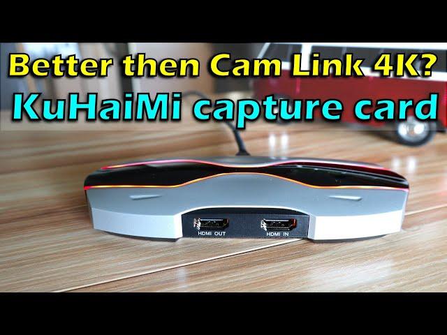 Kuhaimi HCA25P 4K Video Capture Card review and vs CamLink 4K