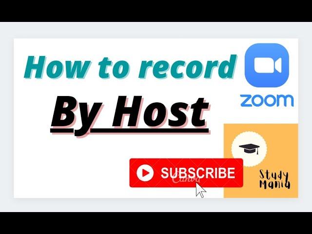 How to record zoom meetings on Mobile Phone with Audio by Host | Zoom Recording with Audio in Mobile