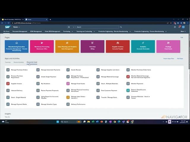 SAP S/4 HANA Cloud, Public Edition User Experience Demonstration