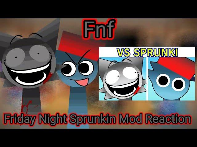 Fnf react to The Friday Night Sprunkin Mod! (Gacha reaction)