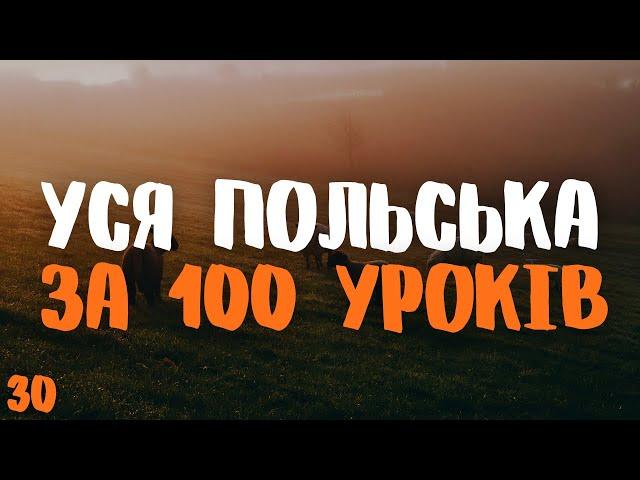 Уся Польська мова за 100 уроків! | Урок 30 | Польські слова та фрази | Польська мова з нуля.