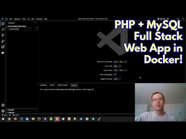 Build a Full Stack Web App in PHP and MySQL with Docker from scratch!