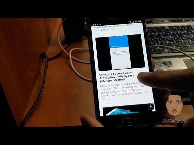 How to bypass Factory Reset Protection on Samsung devices SideSync Method