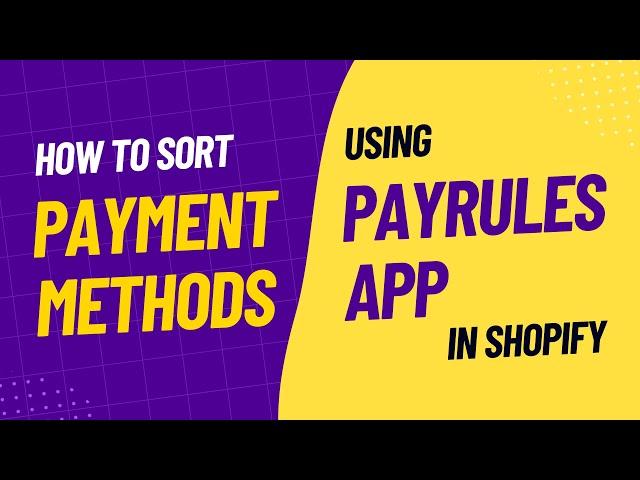 Best Way to Arrange Payment Options in Shopify | PayRules App Tutorial by KlinKode