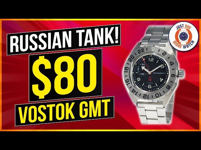 Bargain $80 Vostok GMT! Komandirskie 650539