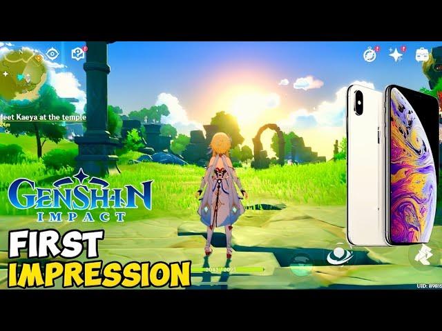 GENSHIN IMPACT Gameplay On iPHONE XS MAX In 2024 | Genshin Impact Ultra Graphics HD 60FPS Gameplay