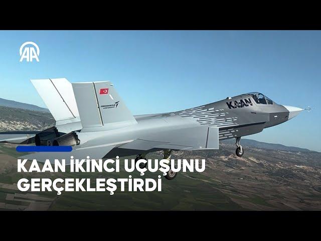 Millî muharip uçak KAAN, ikinci uçuşunu başarı ile tamamladı