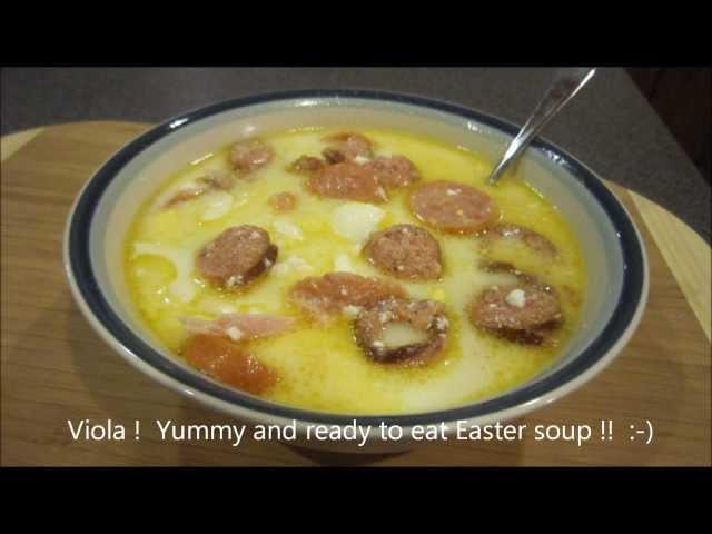 How to make our Polish family Easter soup in 1 minute !