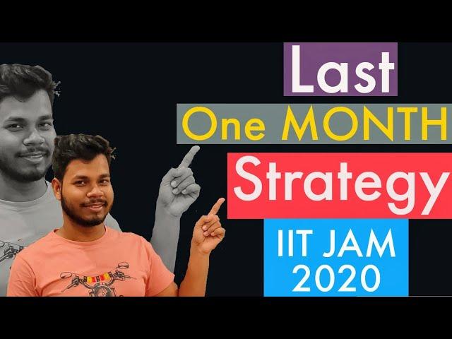 1 month STRATEGY | IIT JAM CHEMISTRY | EASY CHEMICS