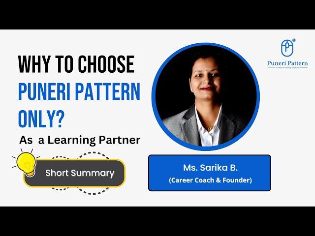 Why to choose Puneri Pattern as a Learning Partner #softwaretesting #fullstack #puneripattern