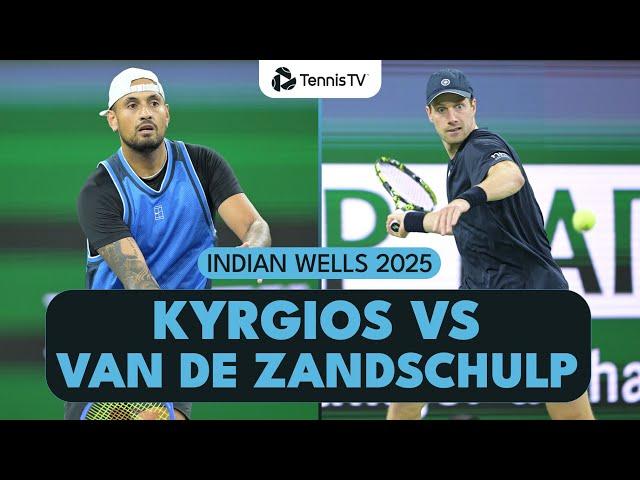 Nick Kyrgios vs Botic Van de Zandschulp Match Highlights | Indian Wells 2025