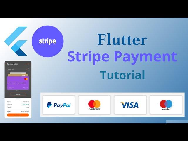 Flutter Stripe Payment Integration Tutorial 2025 | Accept Payments Within Flutter Application