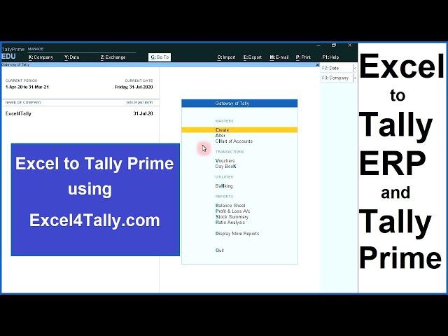 TRY FREE EXCEL TO TALLY PRIME TOOL | IMPORT ALL TYPES OF VOUCHERS | MASTER | LEDGERS