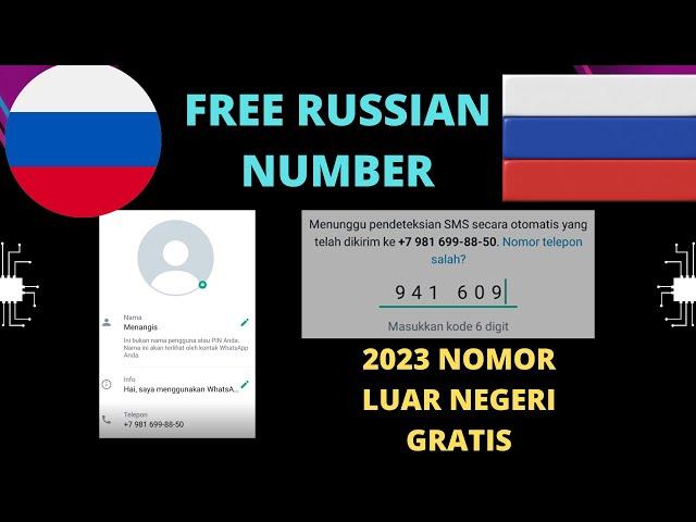 How to Get a Free Russian Virtual Number 2023 Can Verify WhatsApp All Application