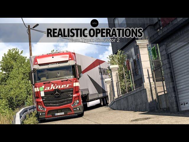 Realistic Operations-The Most Realistic Mods of Ets 2-New Actros Edition 2. [Most Hidden Roads/1.50]
