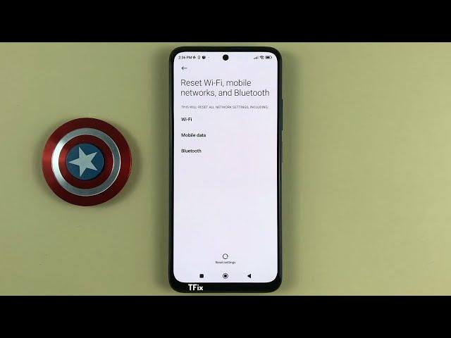 How to restore, reset network settings on Xiaomi Redmi Note 11 Android 12