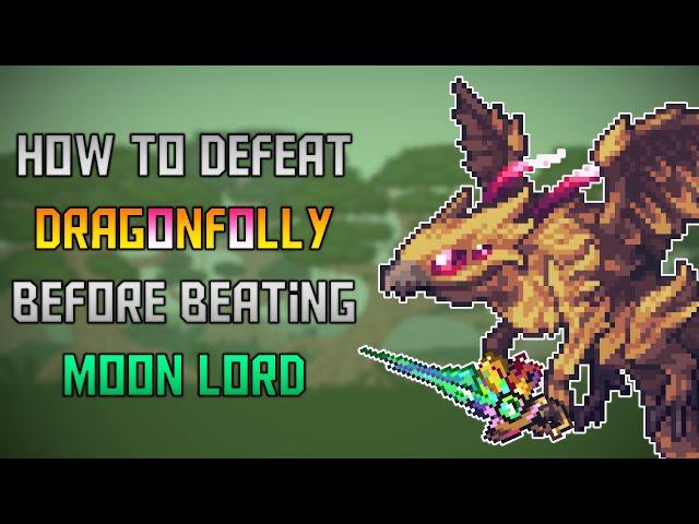 How to Defeat the Dragonfolly Before Moon Lord - Terraria Calamity Mod