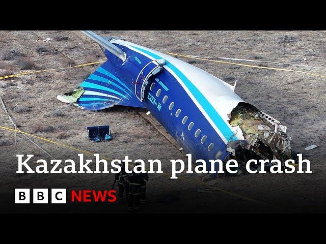 Dozens survive deadly Kazakhstan plane crash | BBC News