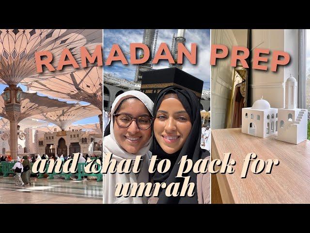 Last minute Ramadan Prep & Umrah packing! | simplyjaserah