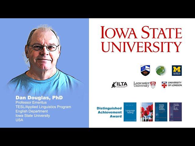 Learn with Experts 1: Professor Dan Douglas on Testing for Specific Purposes