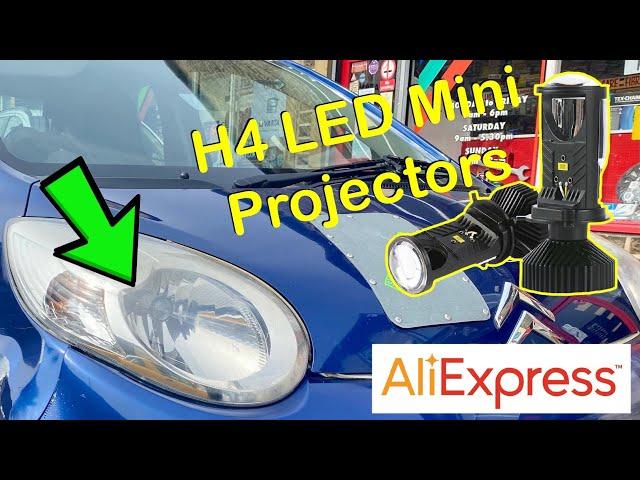 H4 LED Mini Projector Tested, H4 LED Mini Projector VS Auxito H4 LED