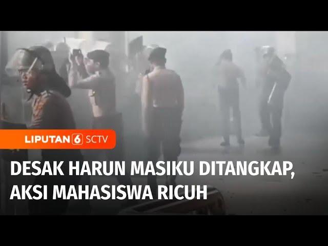 Desak Harun Masiku Ditangkap, Demo Mahasiswa di Depan KPK Berakhir Ricuh dan Vandalisme | Liputan 6