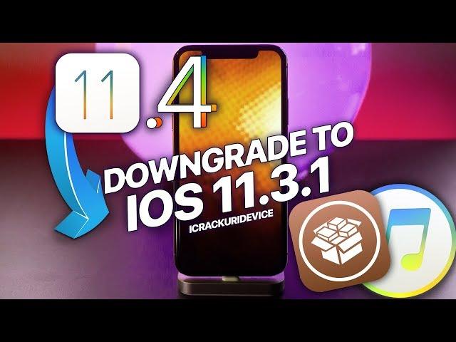 Downgrade iOS 11.4 to iOS 11.3.1 & Jailbreak Update - iPhone, iPad & iPod! (KEEP DATA)