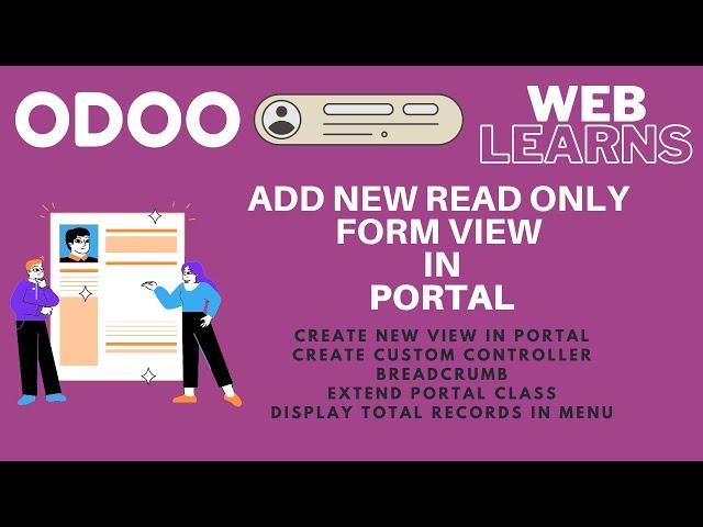 How to add form view and breadcrumbs in portal | Odoo Portal Development
