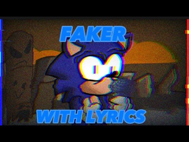 Faker WITH LYRICS | Vs. Sonic.exe lyrical cover | FT: @Nathagames