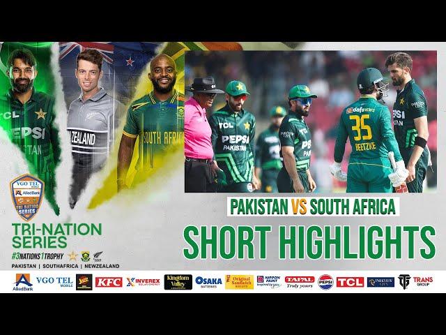 Short Highlights | Pakistan vs South Africa | 3rd ODI | Tri-Nation Series 2025 | PCB | M2J1A