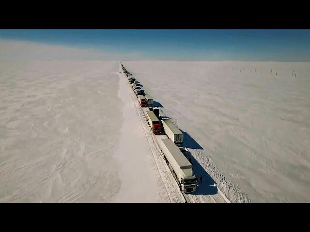 In Kazakhstan, more than 1,000 vehicles blocked by the snowstorm