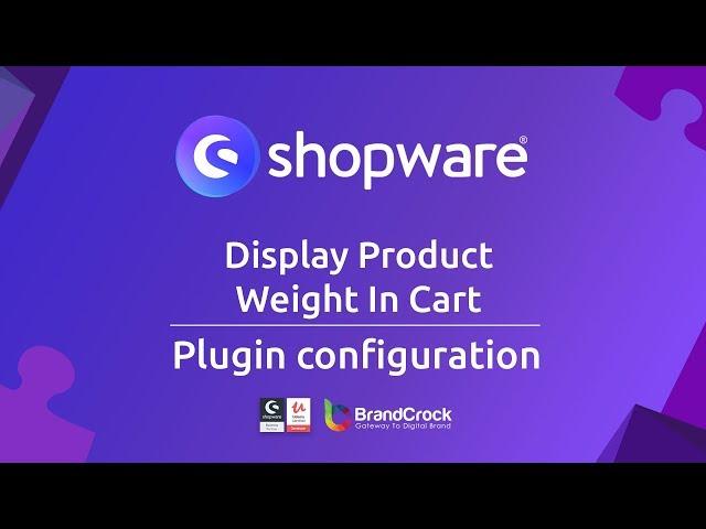 Shopware 6 Plugin Display Product Weight In Cart