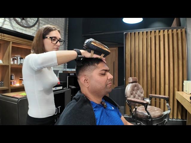  PURE ASMR Lady Barber  Eleonora 