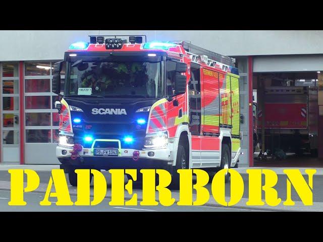 [DAS GEILSTE SCANIA HLF IN NRW] SCANIA HLF 20 + RTWs aller Generationen FEUERWEHR PADERBORN