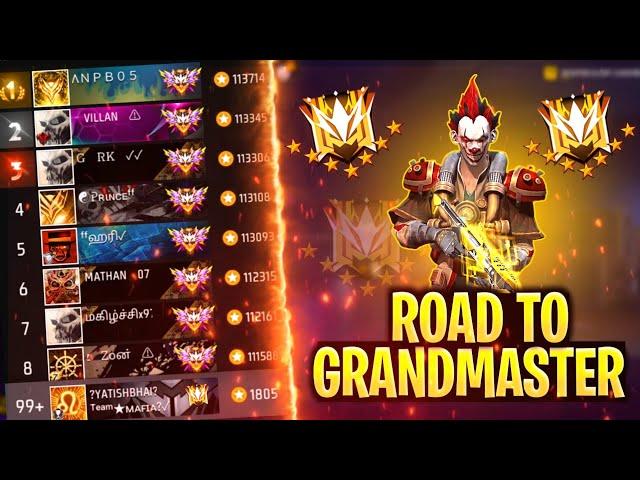 Grandmaster Road to Top-1-Garena Free Fire!! #totalgaming #gyangaming #raistar #frerfirelive