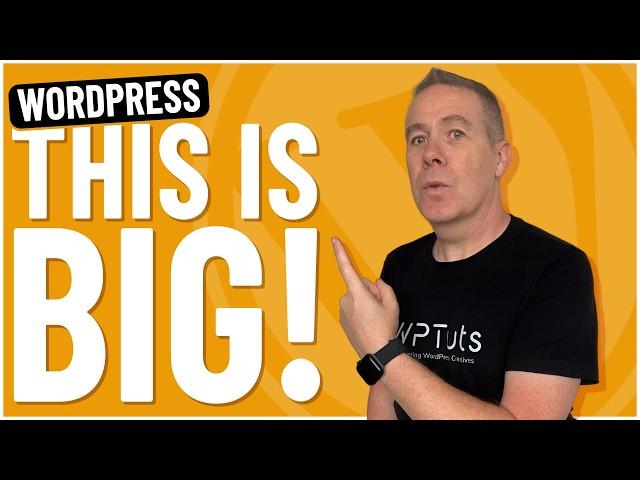 The BIGGEST Update In WordPress For YEARS