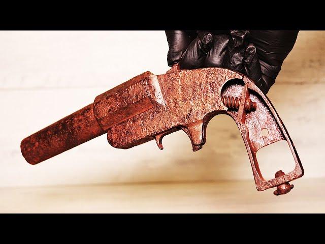 Rusty World War II Pistol Restoration