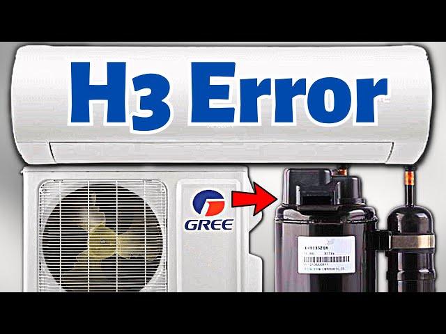 How To Fix H3 Error Code in Gree Mini Split AC